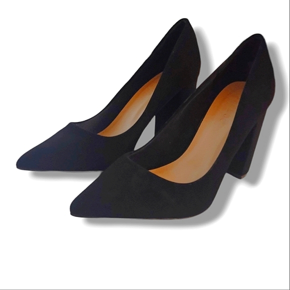 Bellflower 02 by BAMBOO size US 6 retro block pumps - Picture 1 of 6